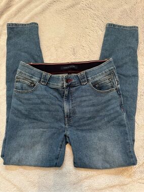 Tommy Hilfiger Women’s Skinny Stretch Jeans Side Stripe Medium Wash Size 8